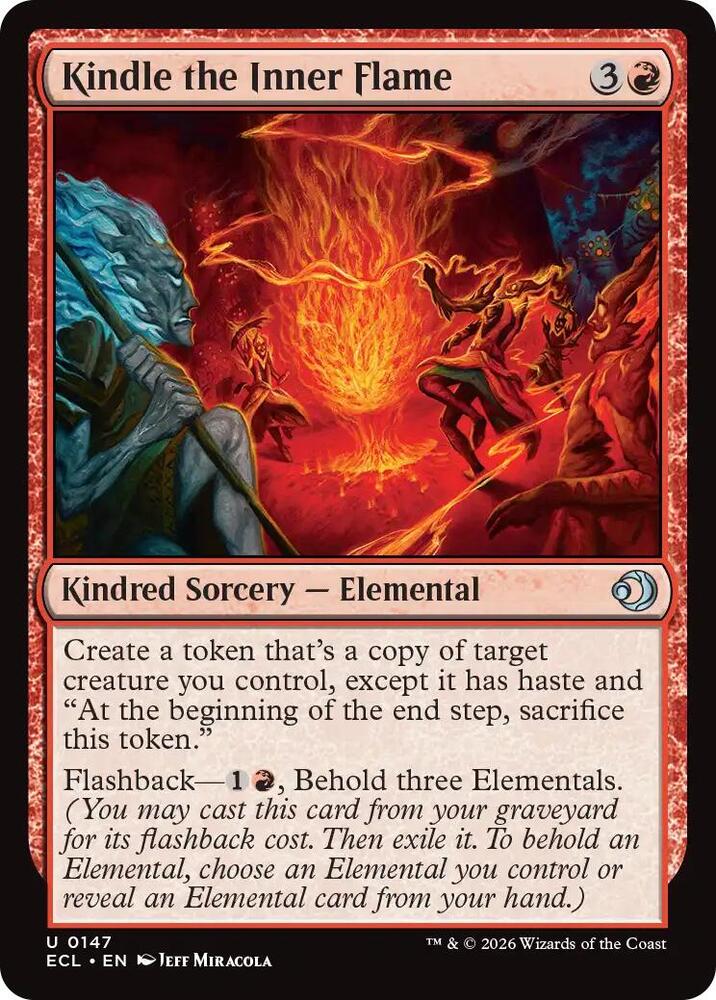 Kindle the Inner Flame 147 card from Lorwyn Eclipsed