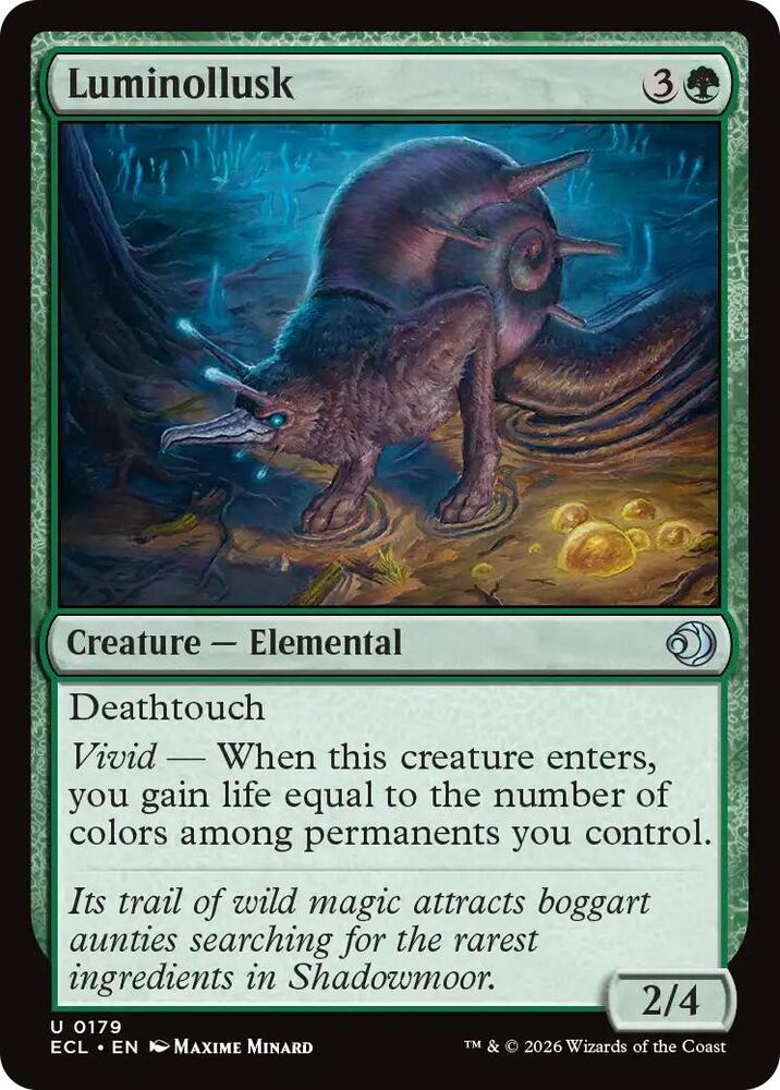 Luminollusk 179 card from Lorwyn Eclipsed