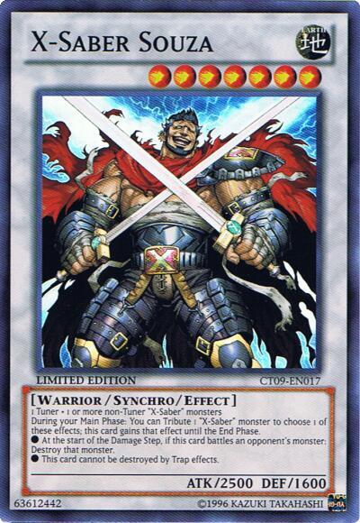 X-Saber Souza CT09-EN017 card from 2012 Collectors Tin