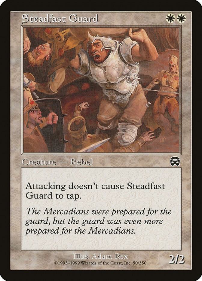 Steadfast Guard 50 card from Mercadian Masques
