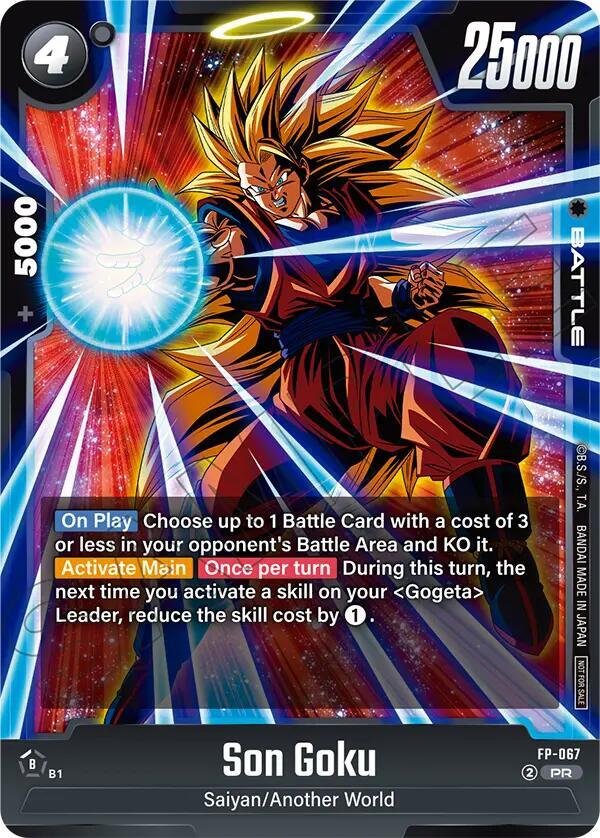 Son Goku (Tournament Pack 09) FP-067 card from Tournament and Championship Promos