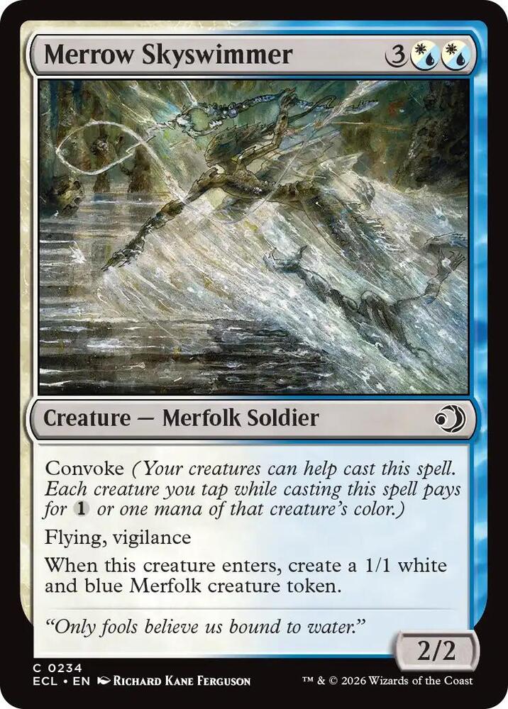 Merrow Skyswimmer 234 card from Lorwyn Eclipsed
