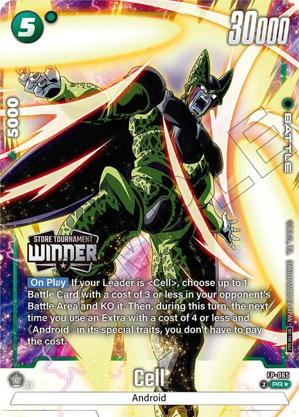 Cell (Tournament Pack -Winner- 09) FP-065 card from Tournament and Championship Promos