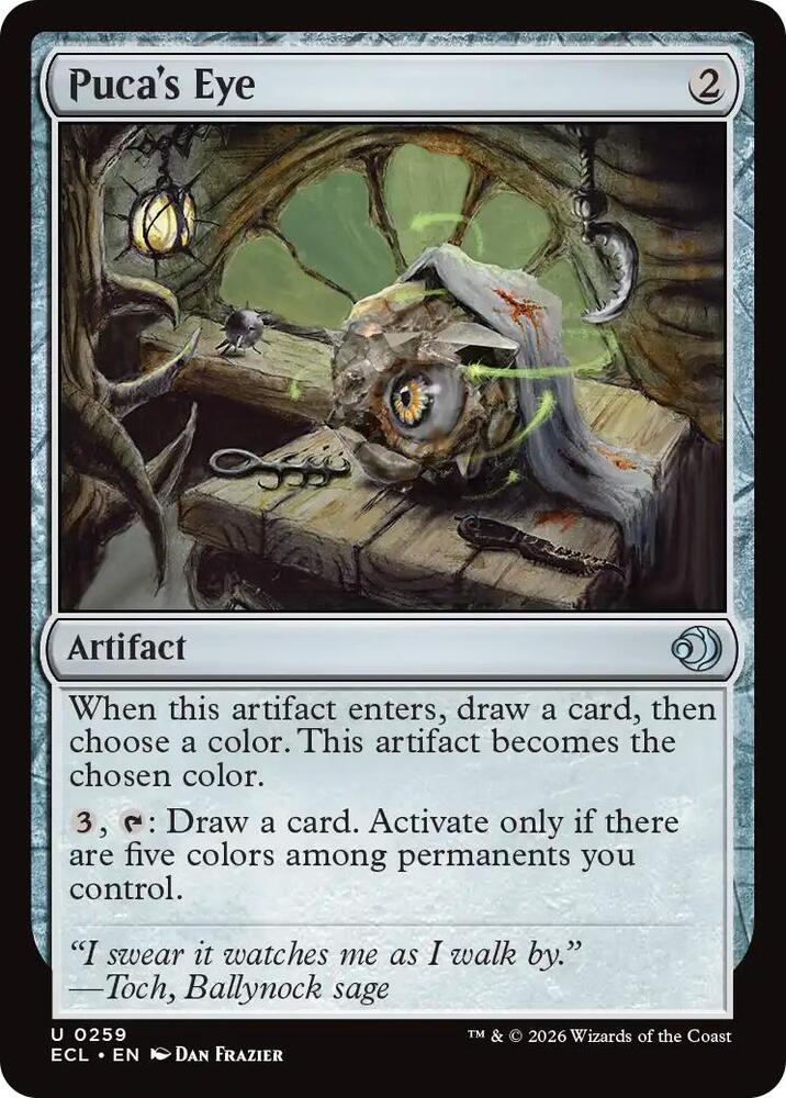 Puca's Eye 259 card from Lorwyn Eclipsed