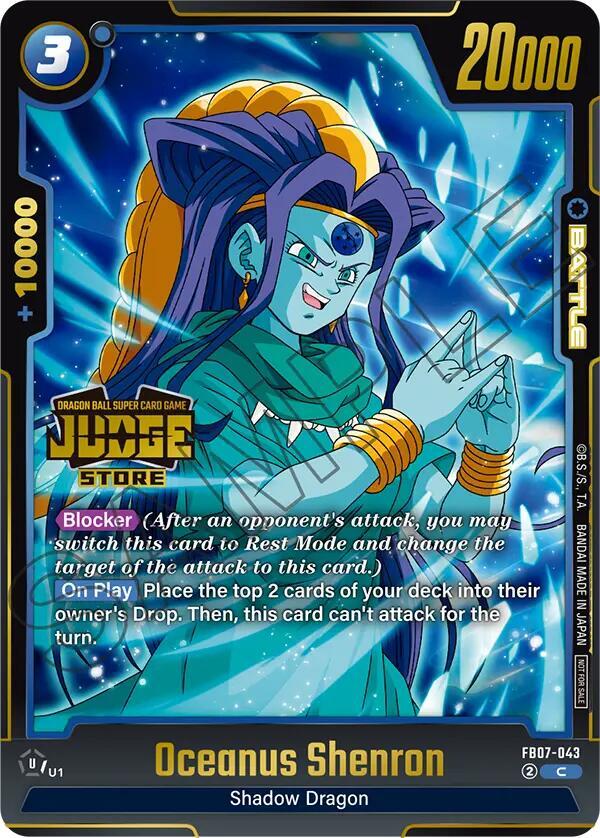 Oceanus Shenron (Judge Pack (Store Judge) 05) FB07-043 card from Tournament and Championship Promos