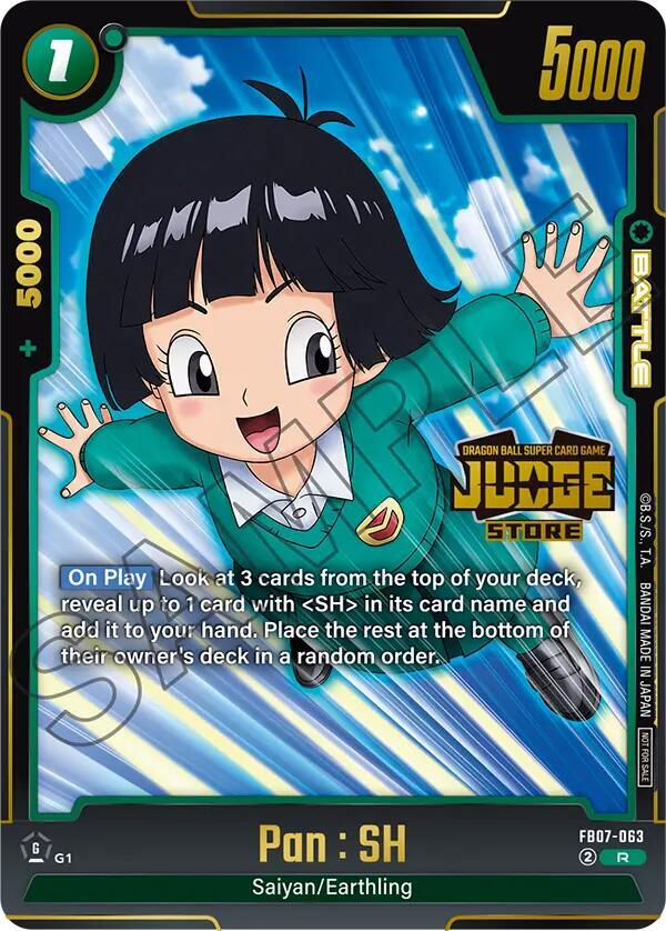 Pan : SH (Judge Pack (Store Judge) 05) FB07-063 card from Tournament and Championship Promos