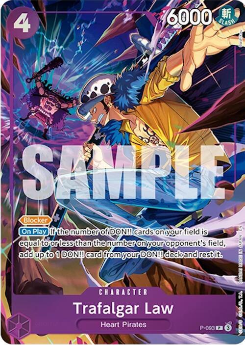 Trafalgar Law (Illustration Box Vol.6) P-093 card from One Piece Promotion Cards