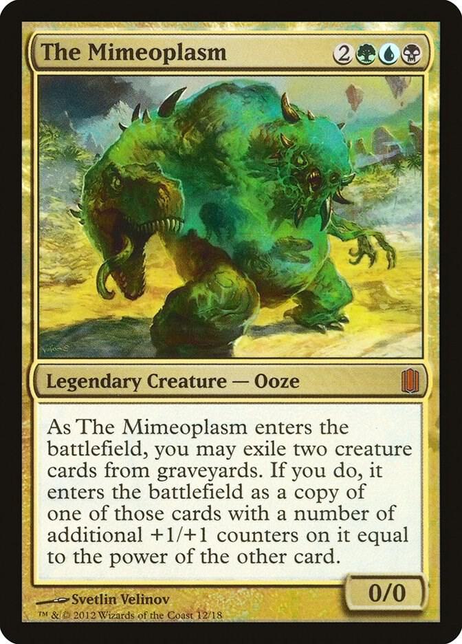 The Mimeoplasm 12 card from Commander's Arsenal