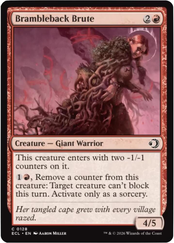 Brambleback Brute 128 card from Lorwyn Eclipsed
