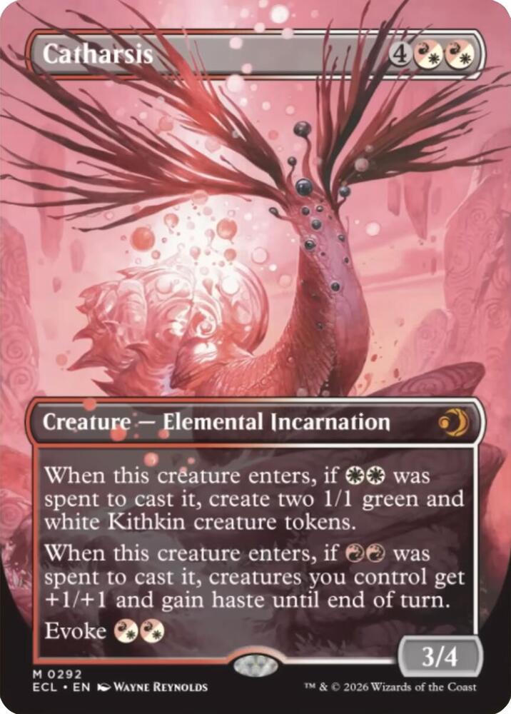 Catharsis (Borderless) 292 card from Lorwyn Eclipsed