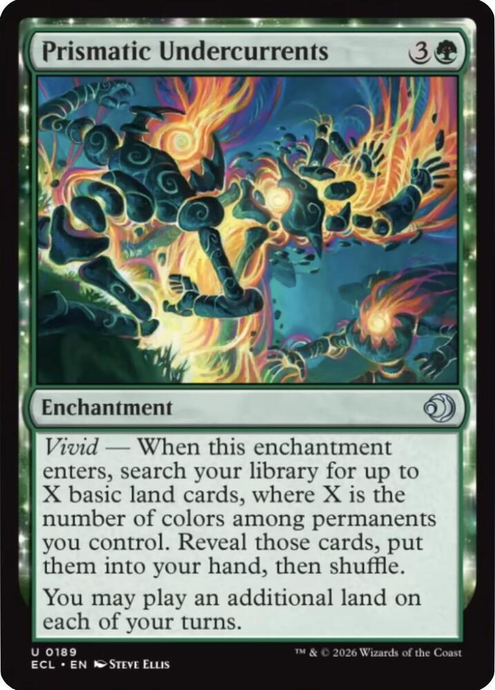 Prismatic Undercurrents 189 card from Lorwyn Eclipsed