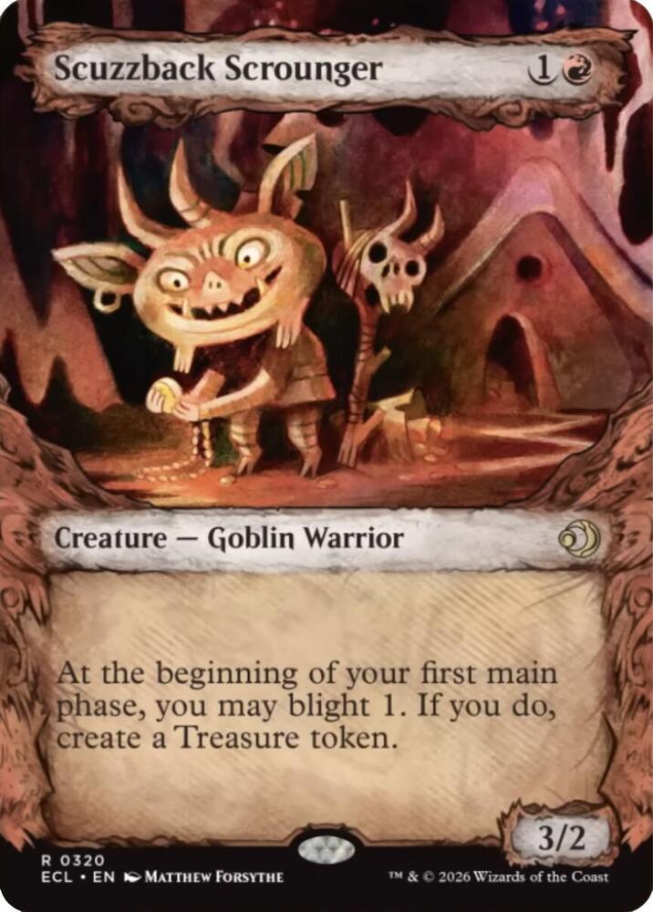 Scuzzback Scrounger (Showcase) 320 card from Lorwyn Eclipsed
