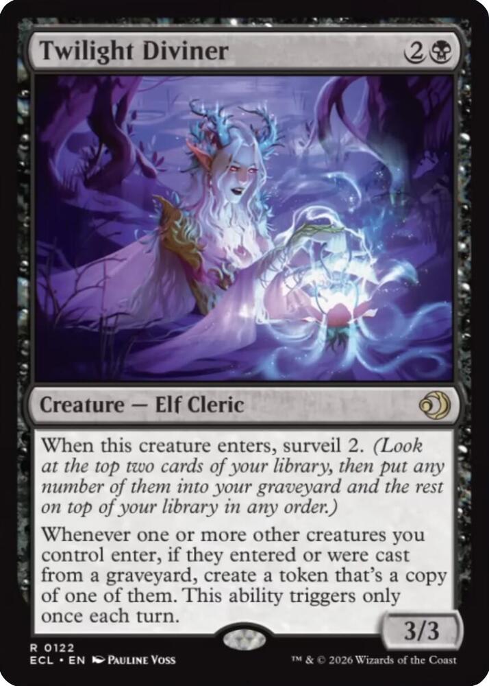Twilight Diviner 122 card from Lorwyn Eclipsed