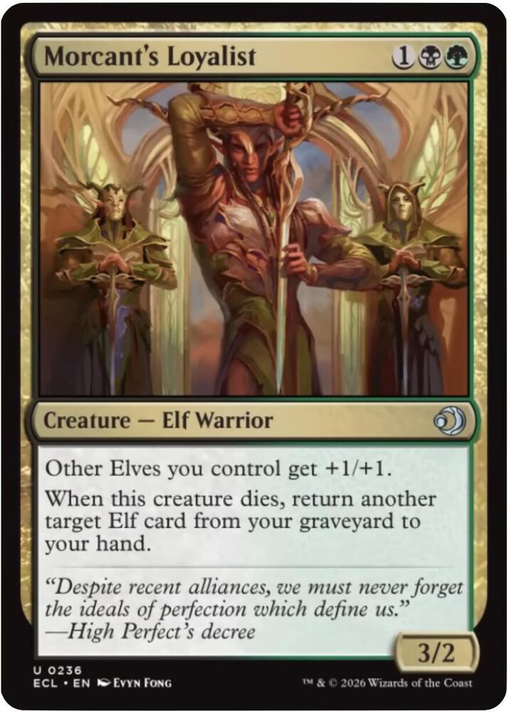 Morcant's Loyalist 236 card from Lorwyn Eclipsed