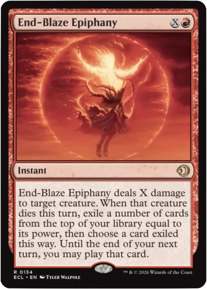 End-Blaze Epiphany 134 card from Lorwyn Eclipsed