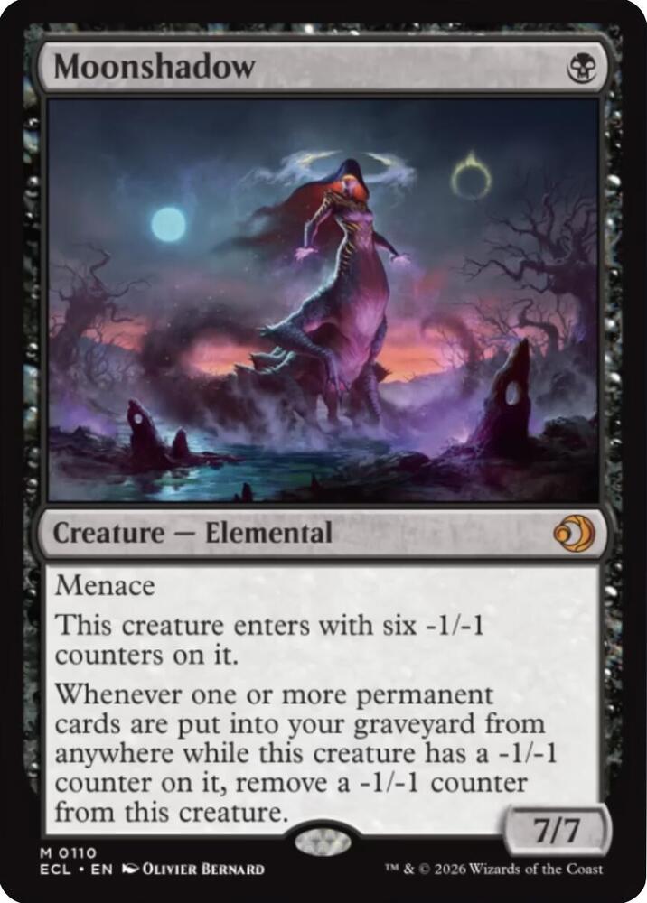 Moonshadow 110 card from Lorwyn Eclipsed