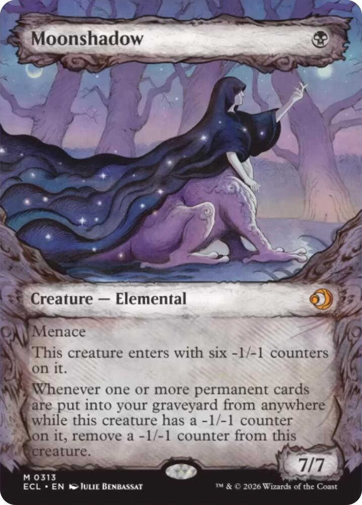 Moonshadow (Showcase) 313 card from Lorwyn Eclipsed