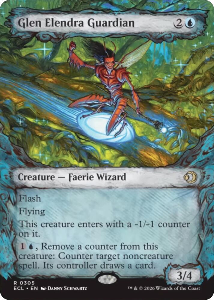 Glen Elendra Guardian (Showcase) 305 card from Lorwyn Eclipsed