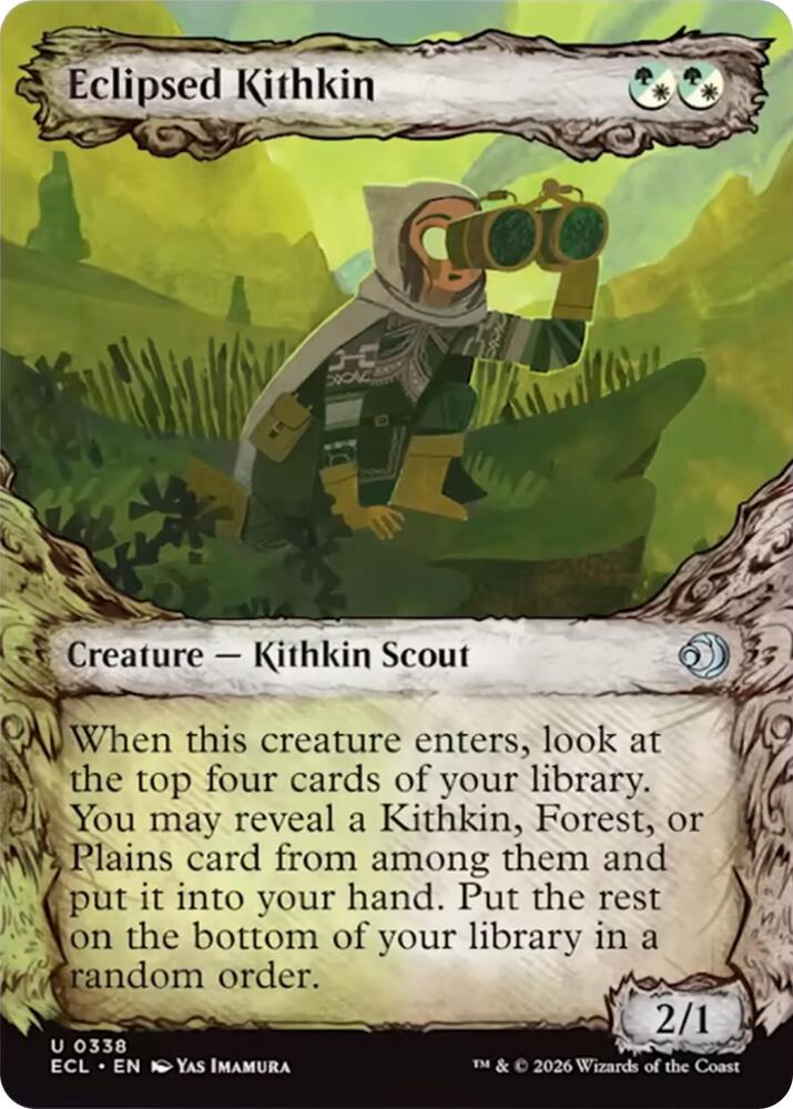 Eclipsed Kithkin (Showcase) 338 card from Lorwyn Eclipsed