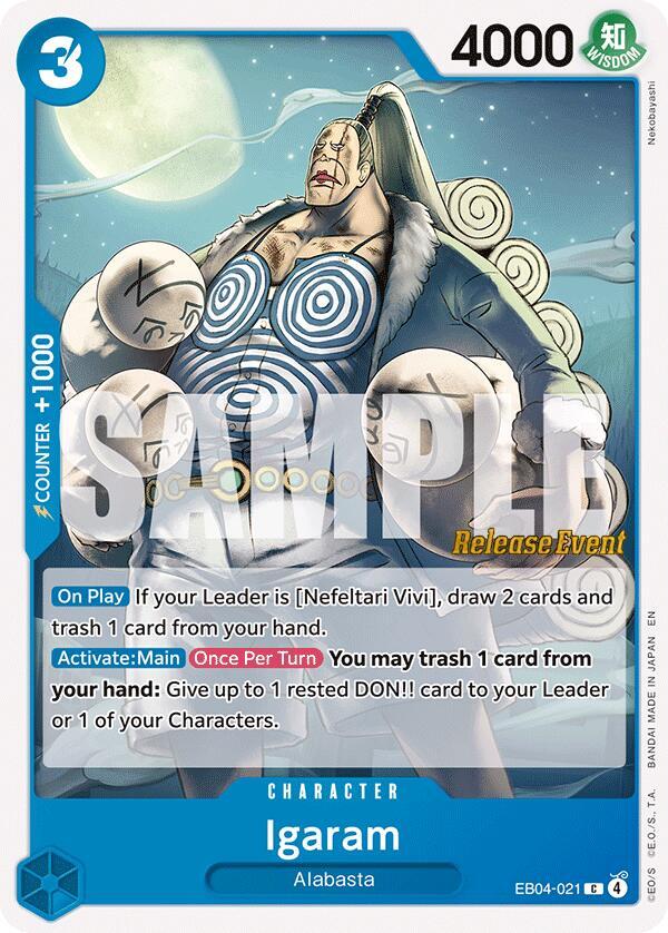 Igaram EB04-021 card from The Azure Sea's Seven Release Event Cards