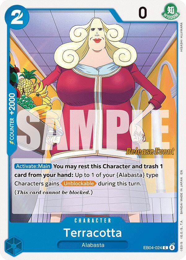 Terracotta EB04-024 card from The Azure Sea's Seven Release Event Cards