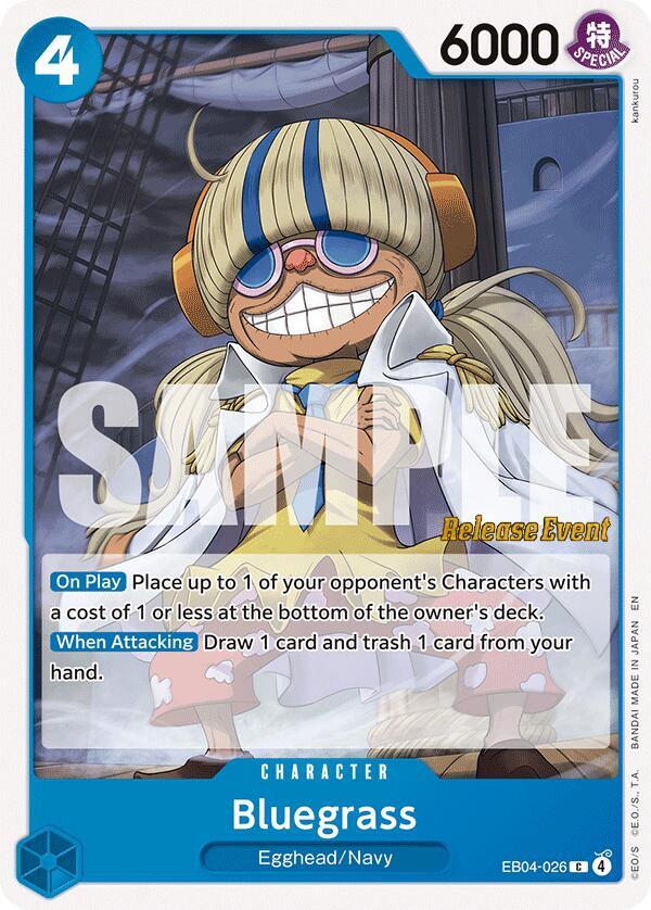 Bluegrass EB04-026 card from The Azure Sea's Seven Release Event Cards