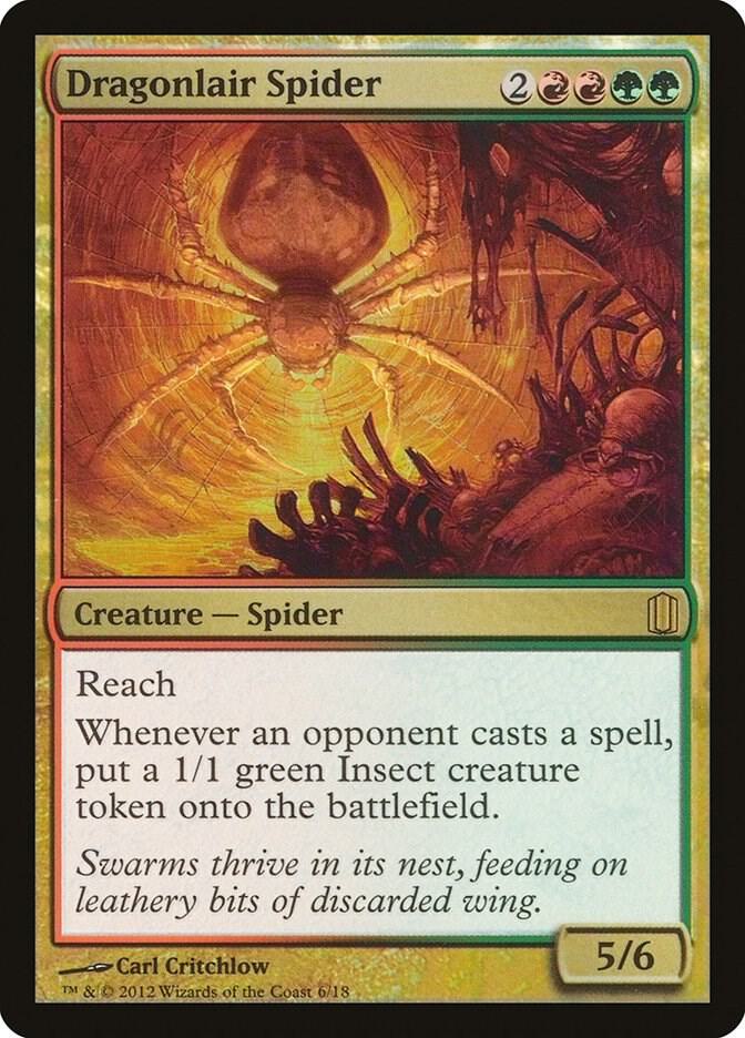 Dragonlair Spider 6 card from Commander's Arsenal