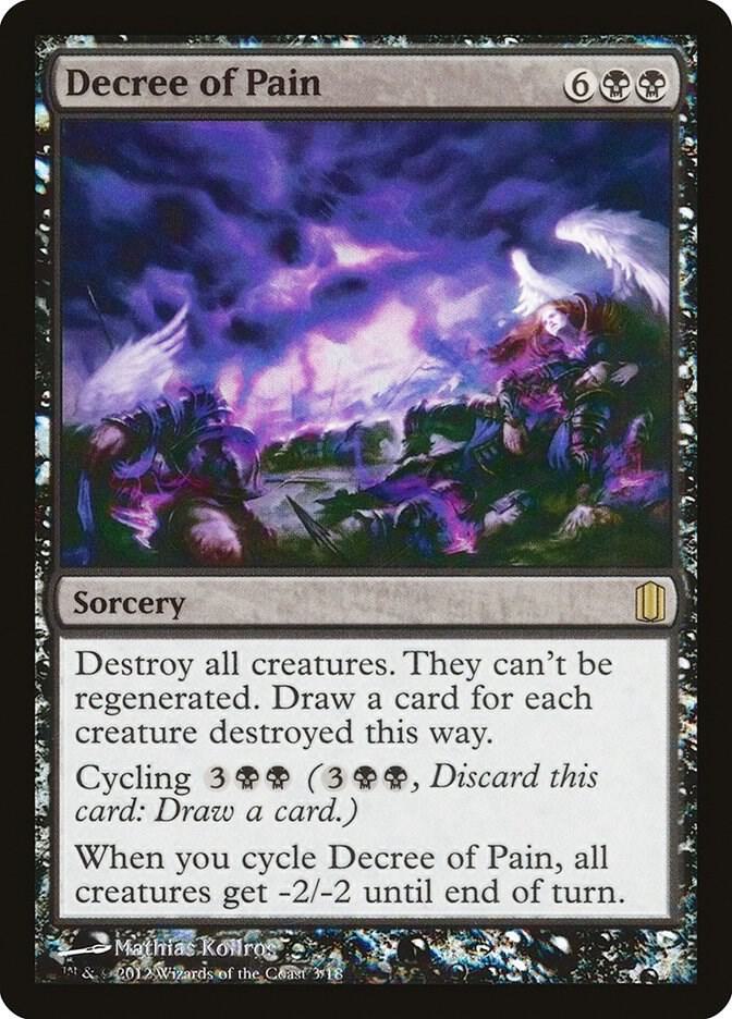 Decree of Pain 3 card from Commander's Arsenal
