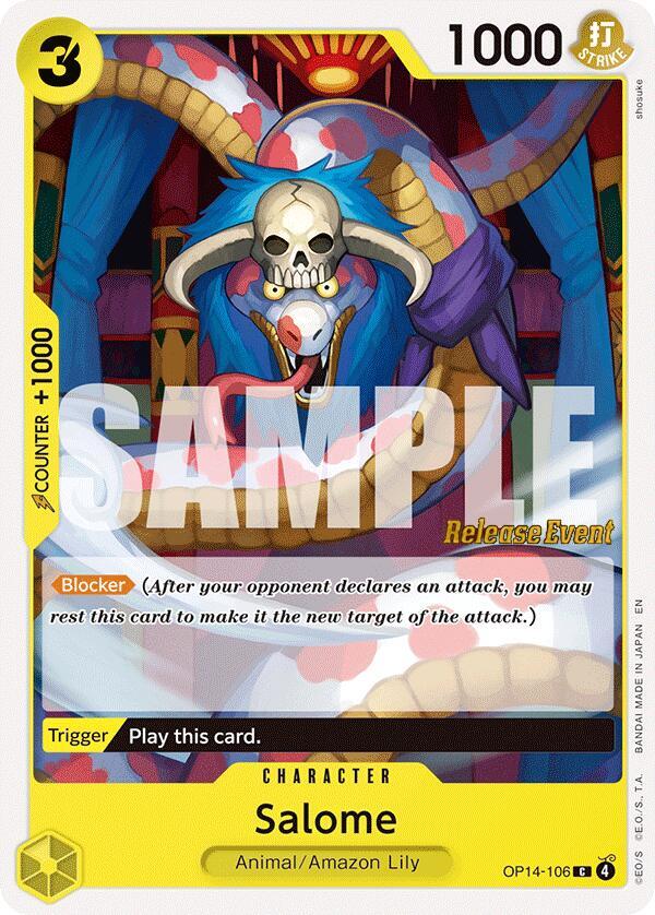 Salome OP14-106 card from The Azure Sea's Seven Release Event Cards