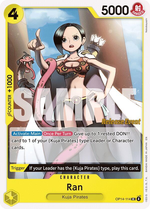 Ran OP14-114 card from The Azure Sea's Seven Release Event Cards