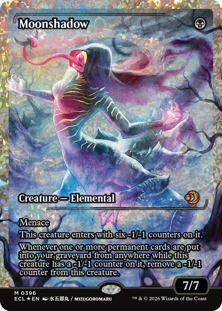 Moonshadow (Showcase) (Fracture Foil) 396 card from Lorwyn Eclipsed