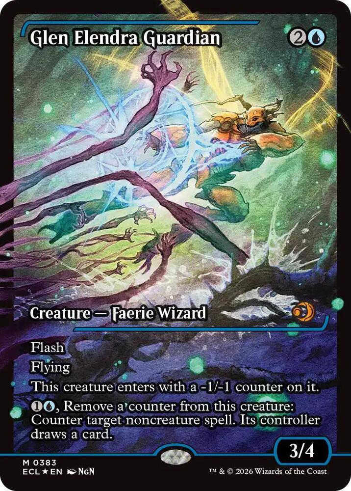 Glen Elendra Guardian (Showcase) 383 card from Lorwyn Eclipsed