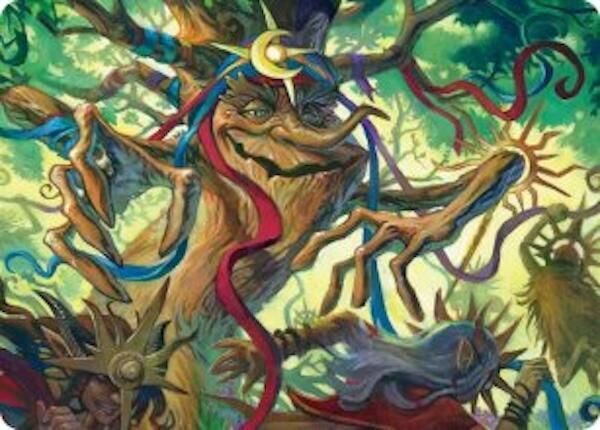 Sun-Dappled Celebrant Art Card 5 card from Art Series: Lorwyn Eclipsed