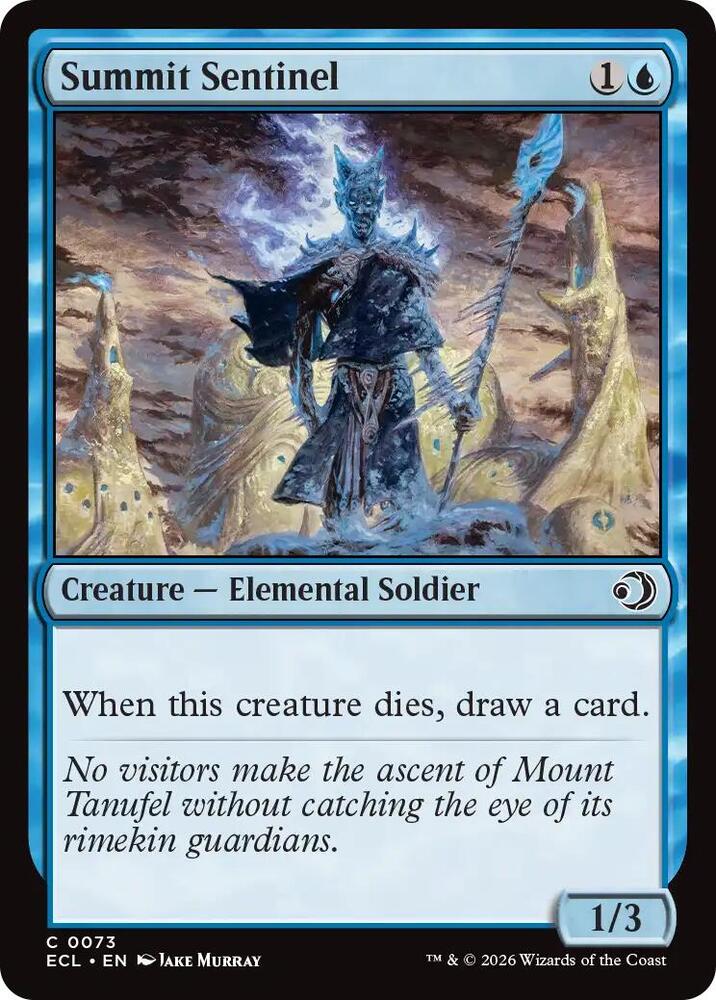 Summit Sentinel 73 card from Lorwyn Eclipsed