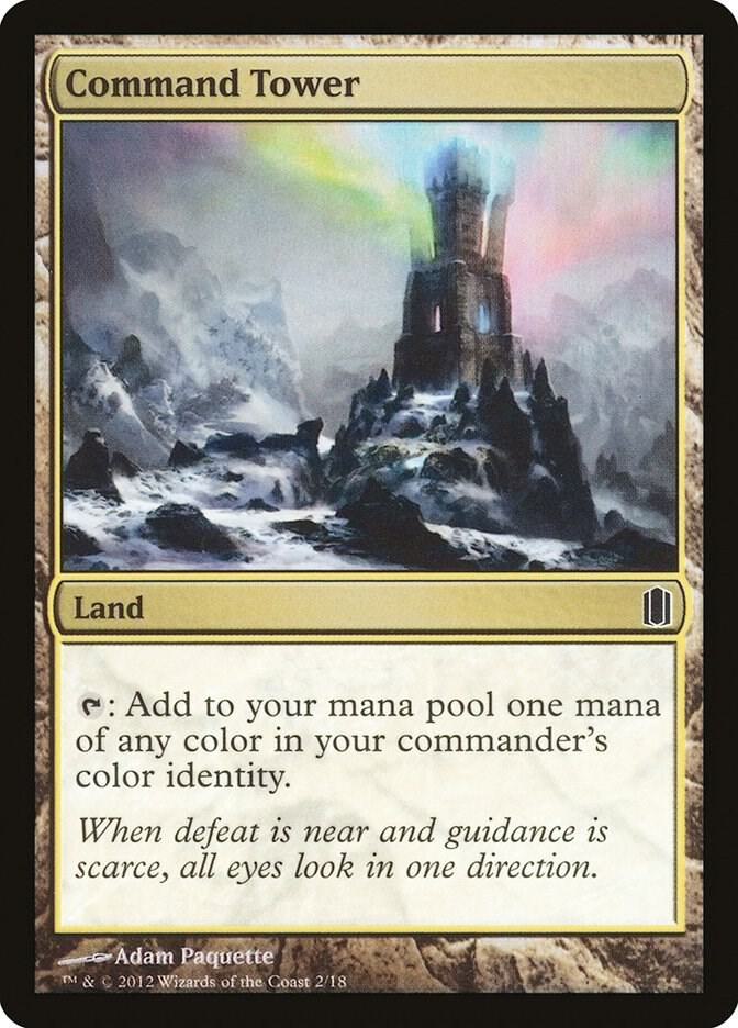 Command Tower 2 card from Commander's Arsenal