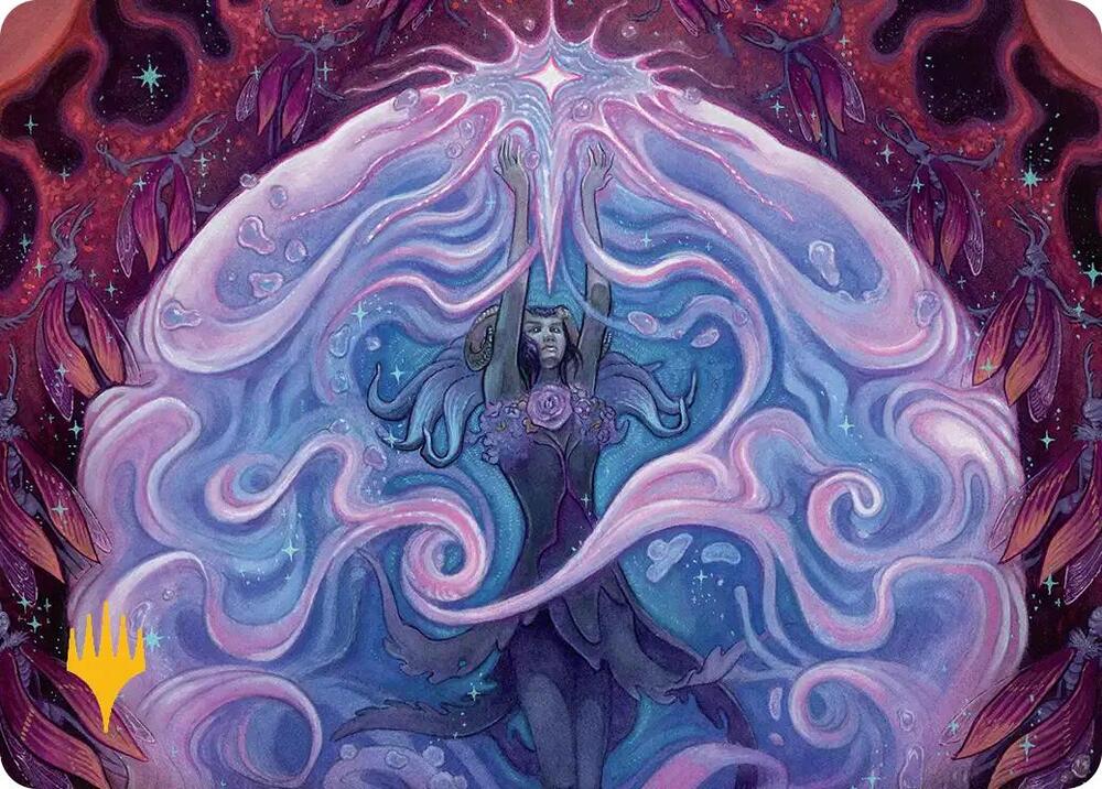 Glen Elendra's Answer Art Card (Gold-Stamped Planeswalker Symbol) 7 card from Art Series: Lorwyn Eclipsed