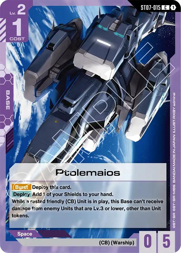 Ptolemaios ST07-015 card from Starter Deck 07: Celestial Drive