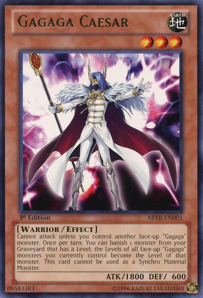 Gagaga Caesar ABYR-EN001 card from Abyss Rising