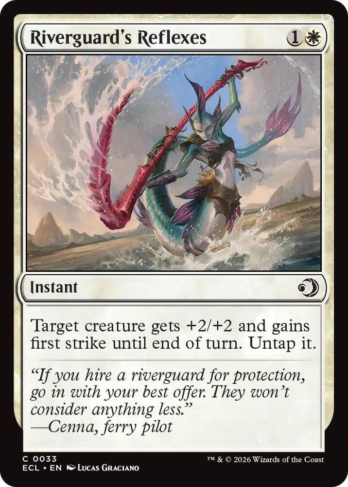 Riverguard's Reflexes 33 card from Lorwyn Eclipsed