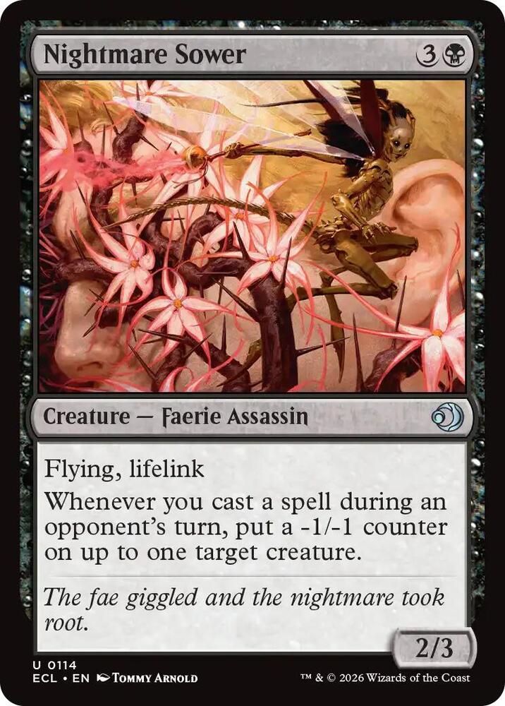Nightmare Sower 114 card from Lorwyn Eclipsed