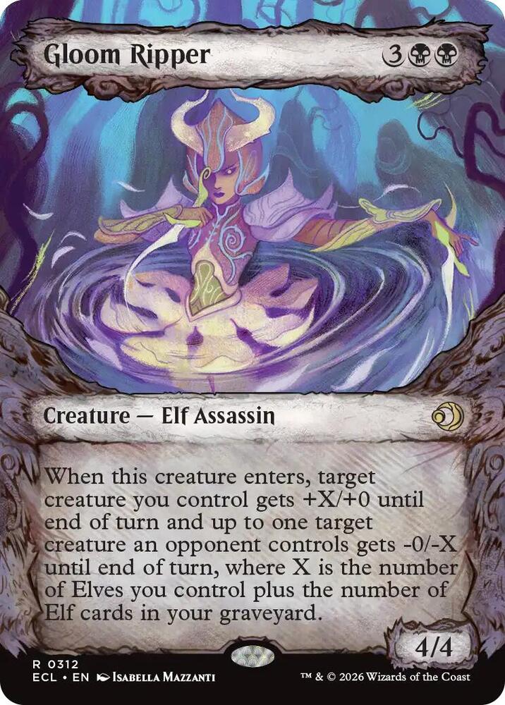 Gloom Ripper (Showcase) 312 card from Lorwyn Eclipsed
