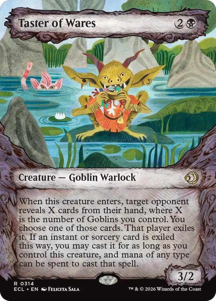 Taster of Wares (Showcase) 314 card from Lorwyn Eclipsed