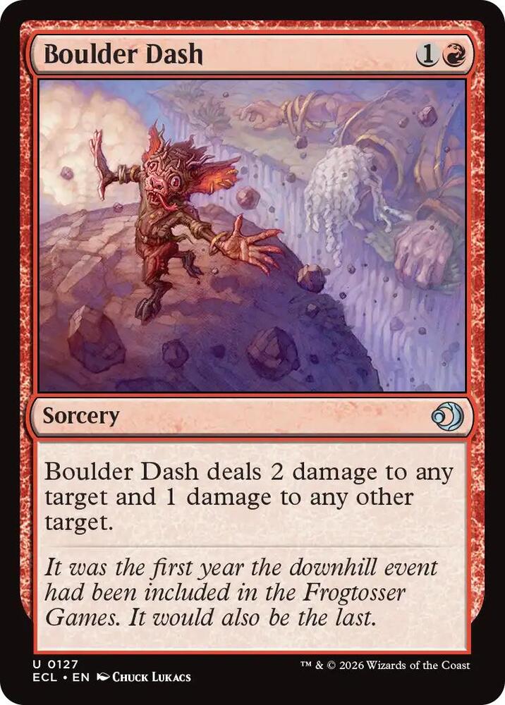 Boulder Dash 127 card from Lorwyn Eclipsed