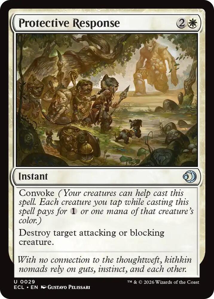 Protective Response 29 card from Lorwyn Eclipsed