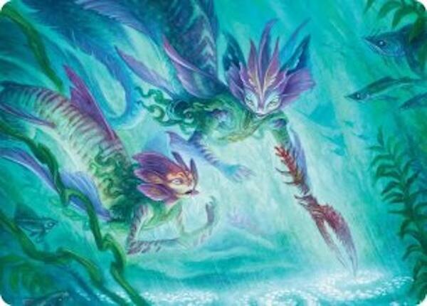 Silvergill Mentor Art Card 10 card from Art Series: Lorwyn Eclipsed