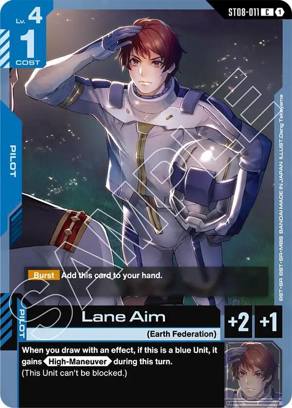 Lane Aim ST08-011 card from Starter Deck 08: Flash of Radiance