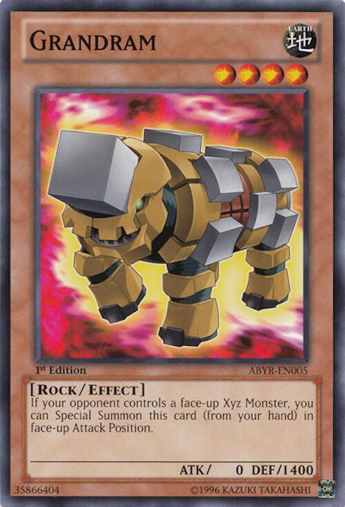 Grandram ABYR-EN005 card from Abyss Rising