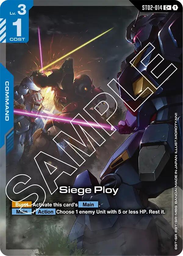 Siege Ploy (C+) ST02-014 card from Starter Deck 08: Flash of Radiance