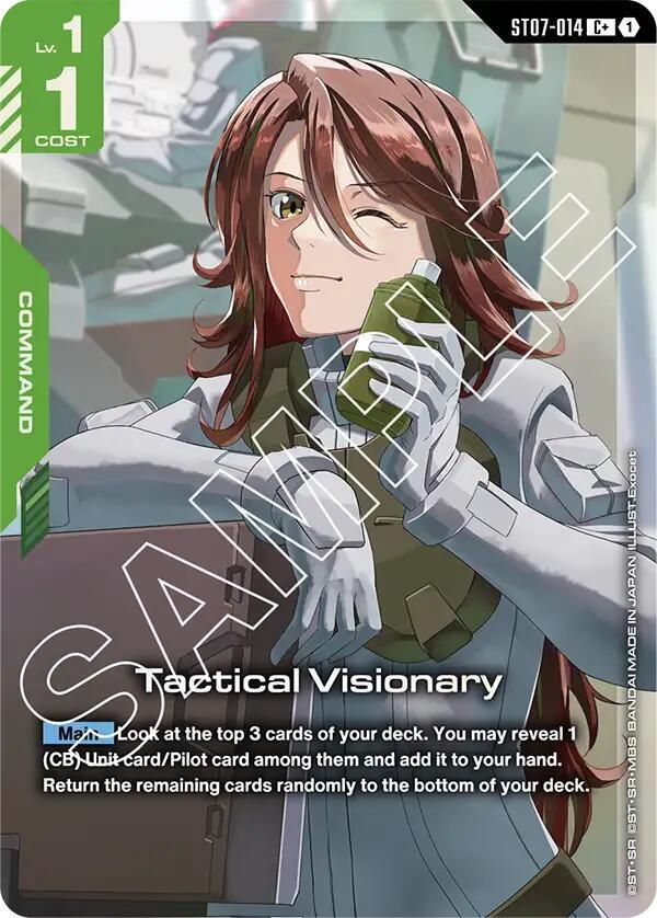 Tactical Visionary (C+) ST07-014 card from Starter Deck 07: Celestial Drive