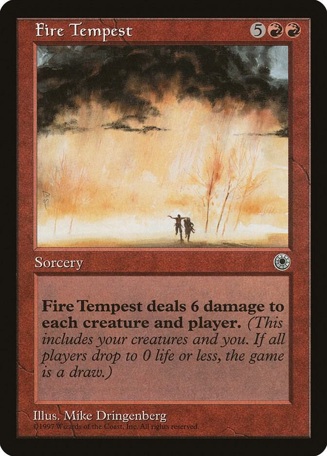 Fire Tempest card from Portal